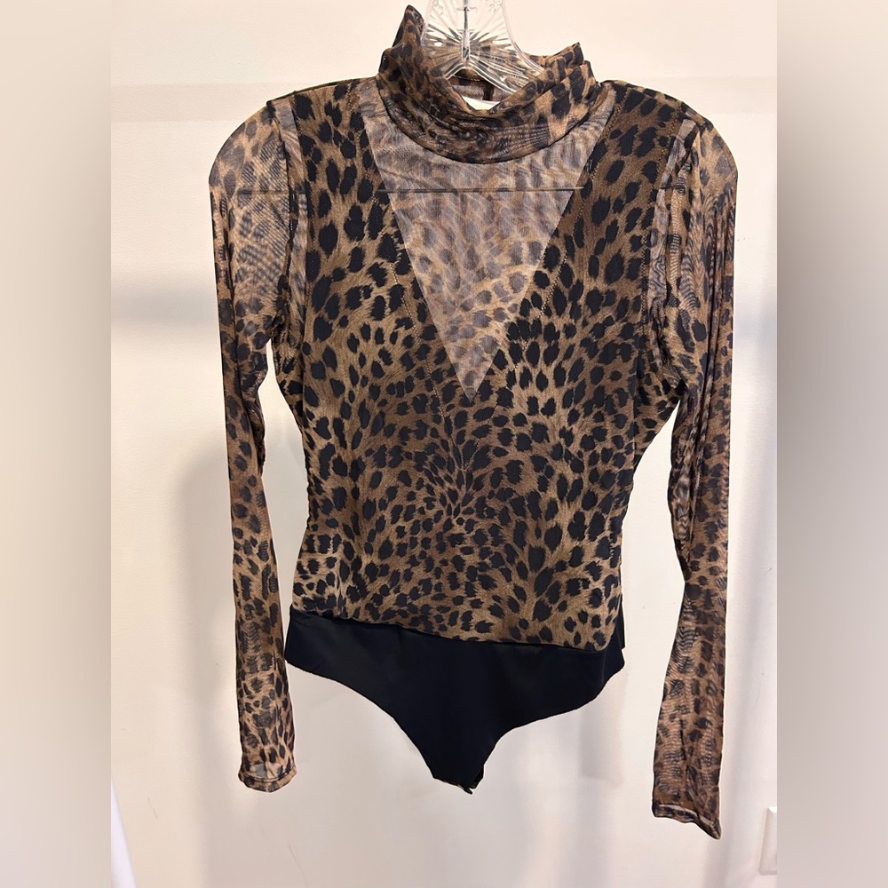 Jonathan Simkhai Animal Print Bodysuit